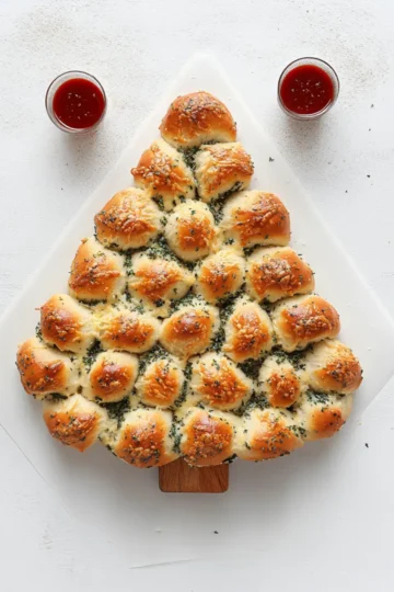 Stuffed Cheesy Bread Tree Recipe By Crystal Farms