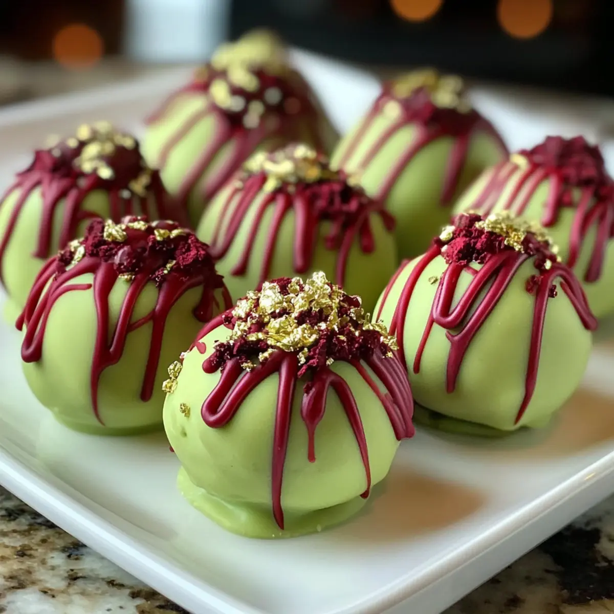 Grinch Christmas Truffles