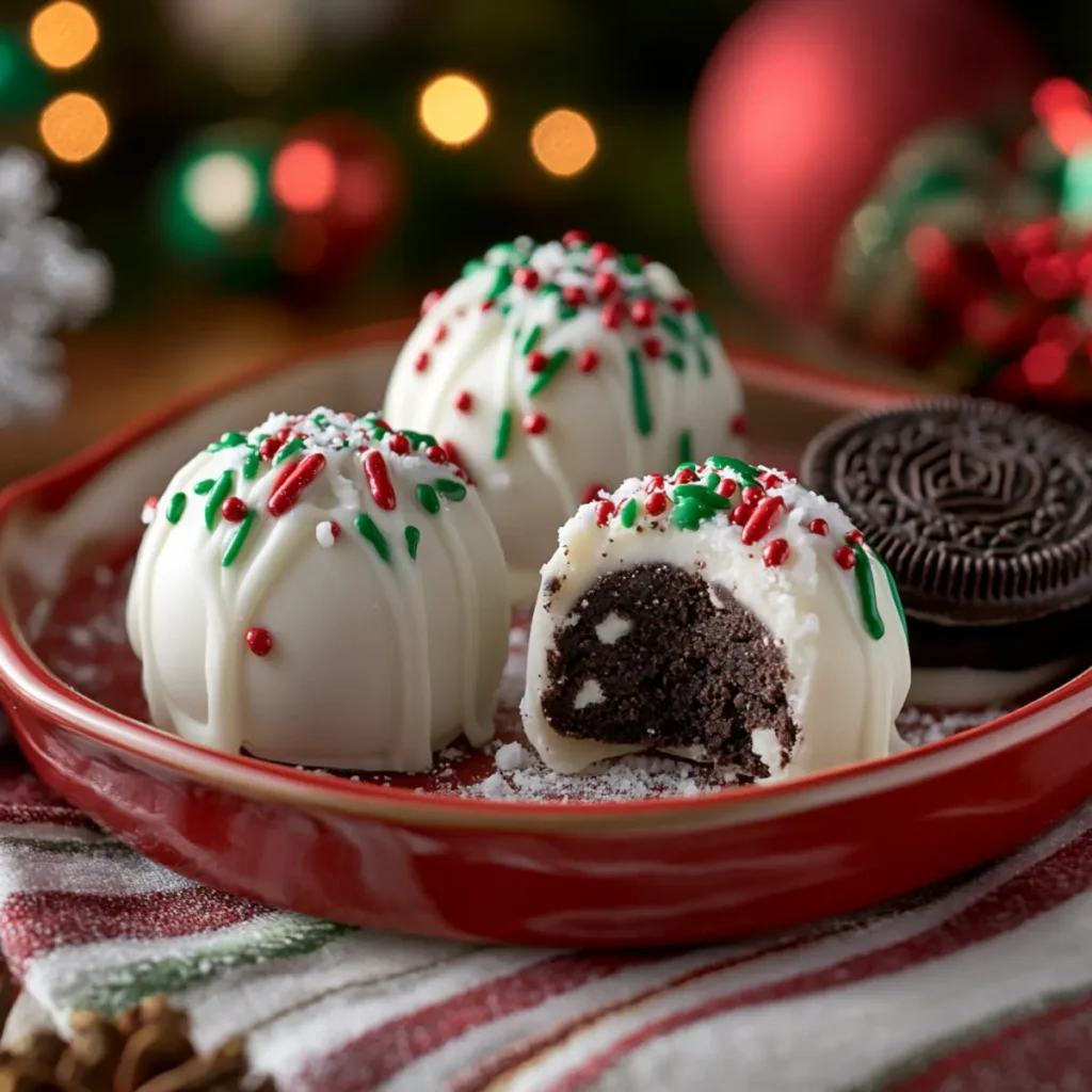 Snowman Oreo Truffles Easy & Adorable Christmas Dessert