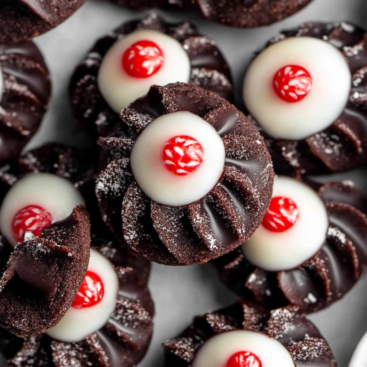 CHOCOLATE PEPPERMINT BLOSSOMS