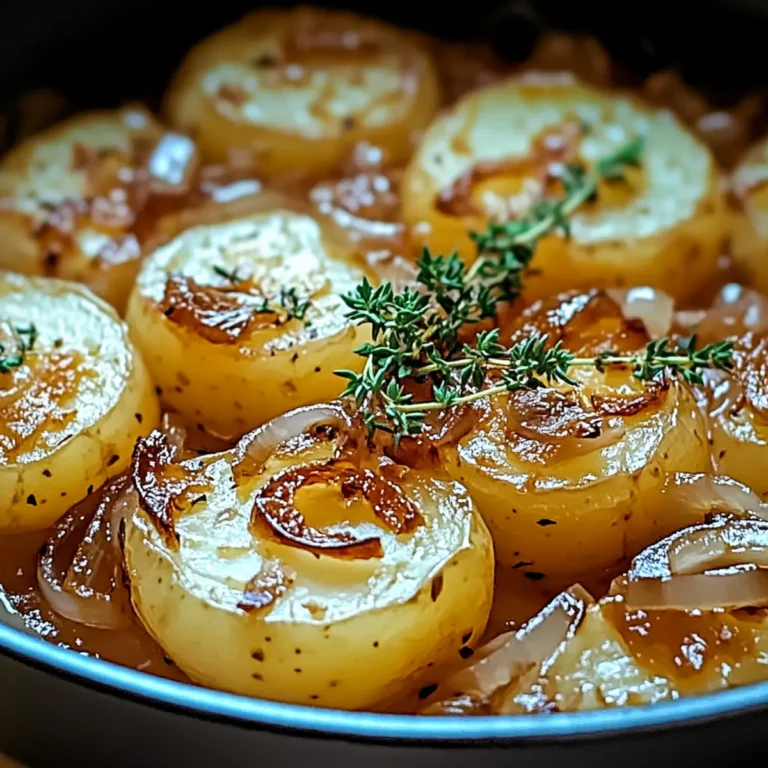 Effortless Savory French Onion Potato Bake