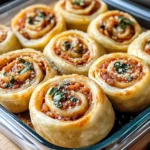 Savory Vegan Pizza Rolls