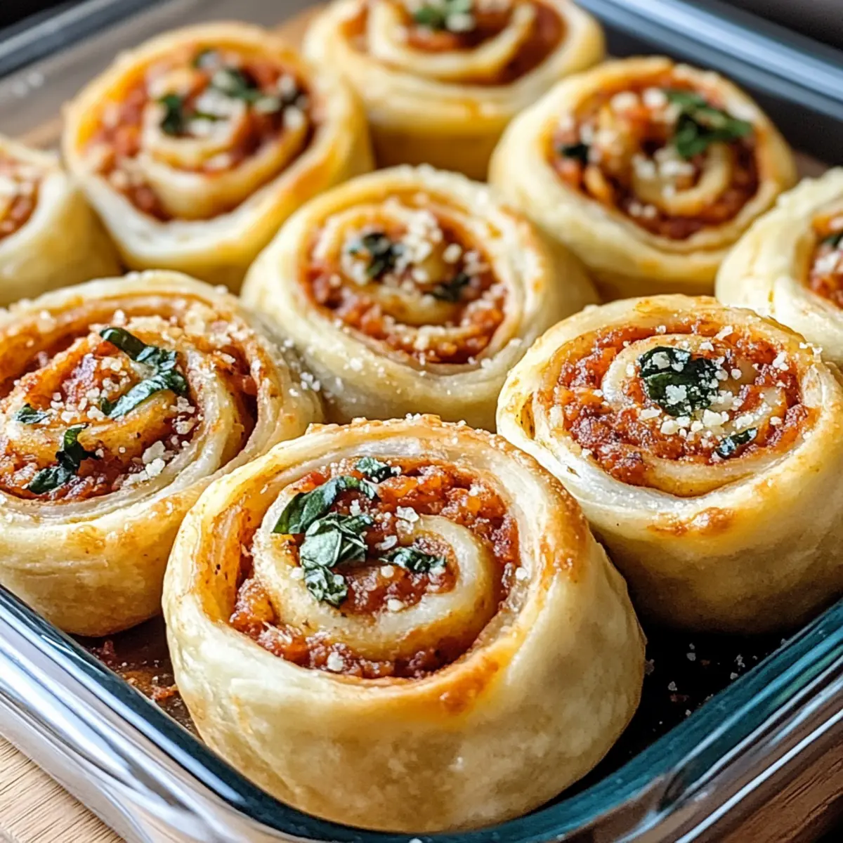 Savory Vegan Pizza Rolls