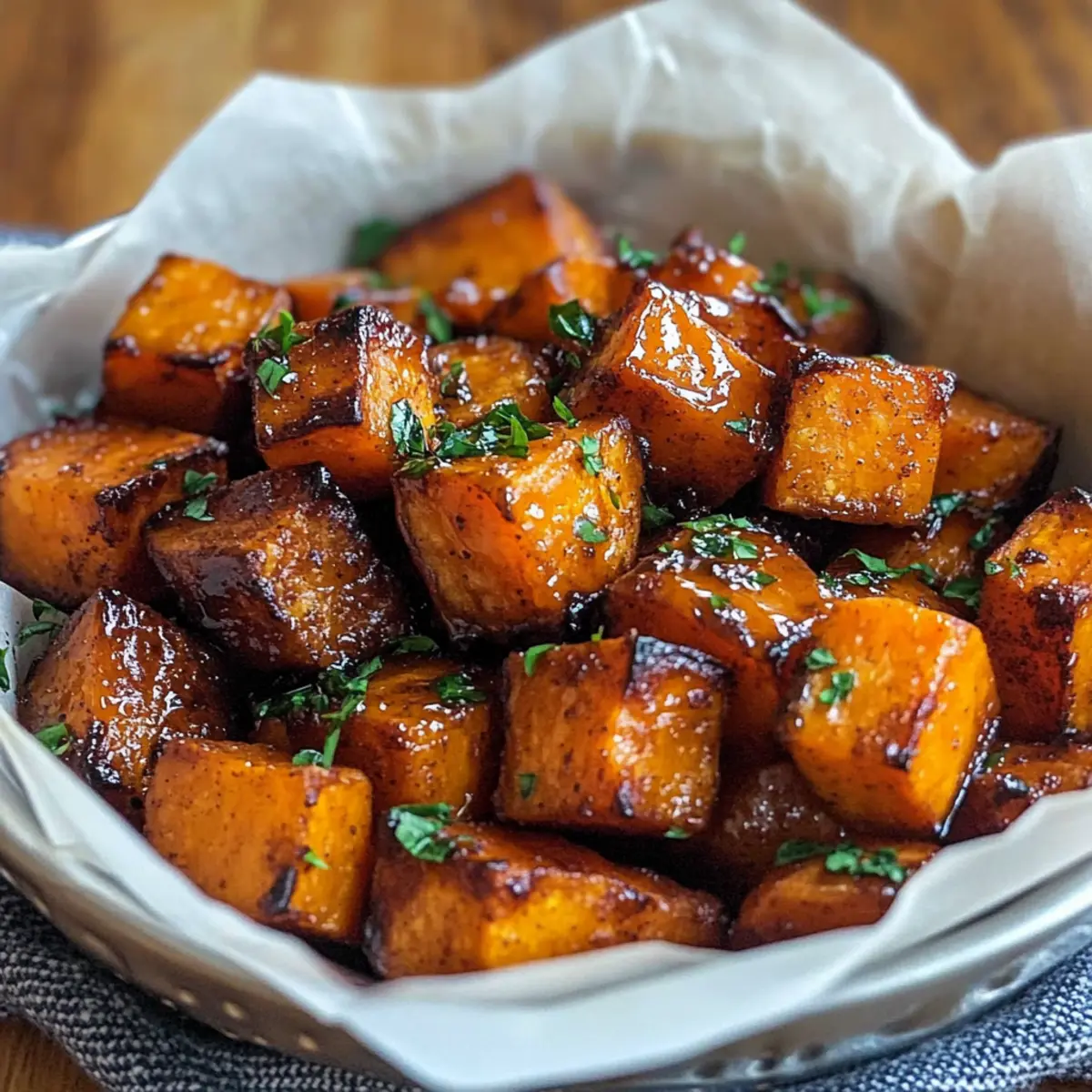 Roasted Sweet Potatoes with Cinnamon & Honey Recipe: A Simple and Healthy Side Dish!