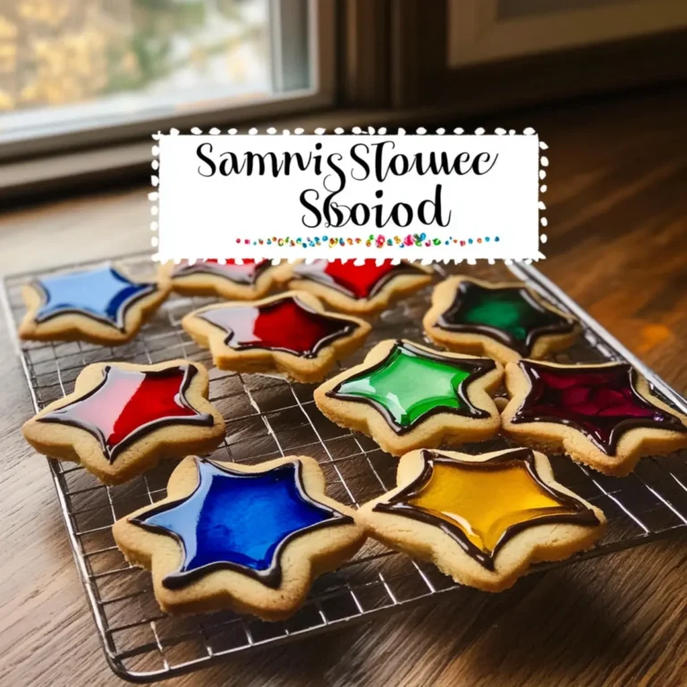 Stained Glass Cookies Recipe - Emma's Cake Studio