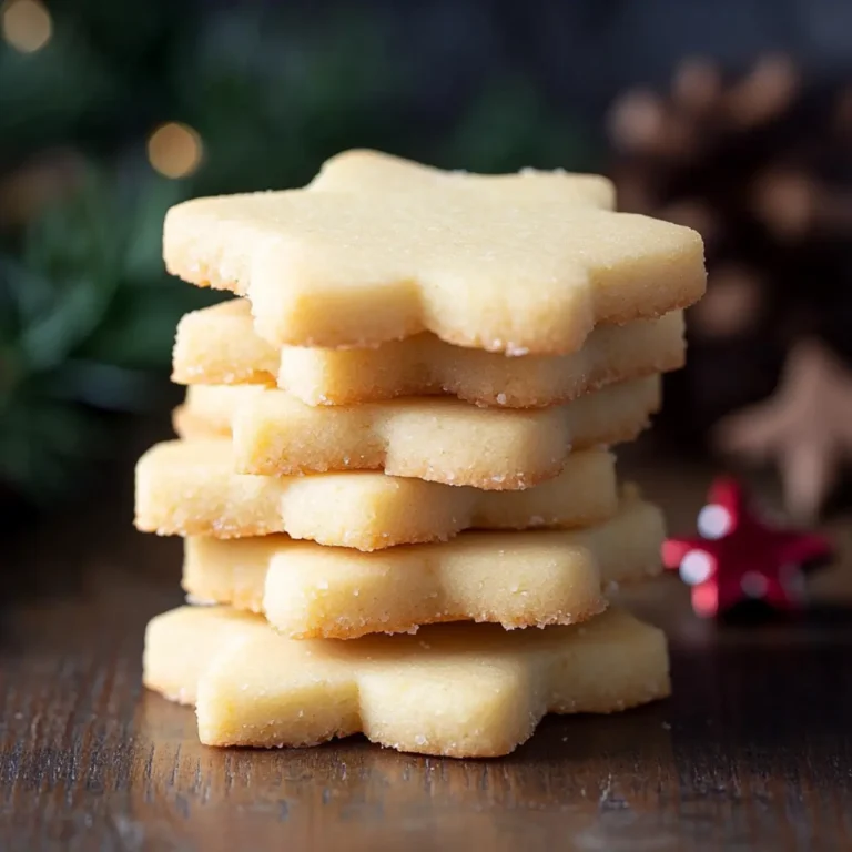 Easy 3 Ingredient Shortbread Cookies Recipe