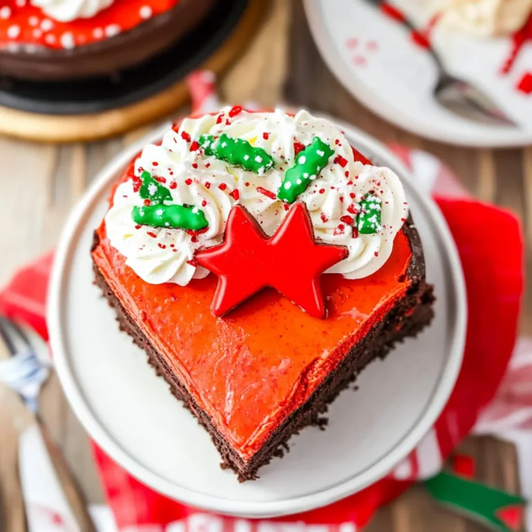 Easy Christmas Red Velvet Cheesecake Recipe