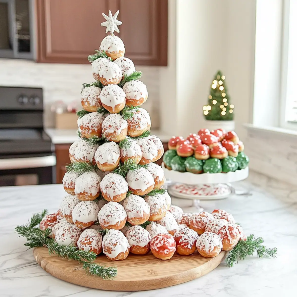 Christmas Donut Tree | Recipe By My Name Is Snickerdoodle